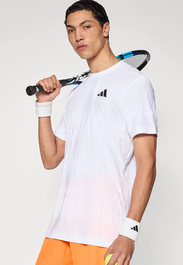Спортивная футболка freelift Adidas Performance, White — фото 4