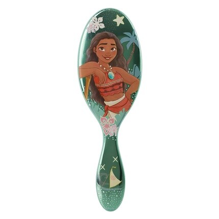 Wet Brush Оригинальная расческа для волос Detangler Princess Full Heart Brush Vaiana Teal Unisex, 1 шт., Moana Teal — фото 3