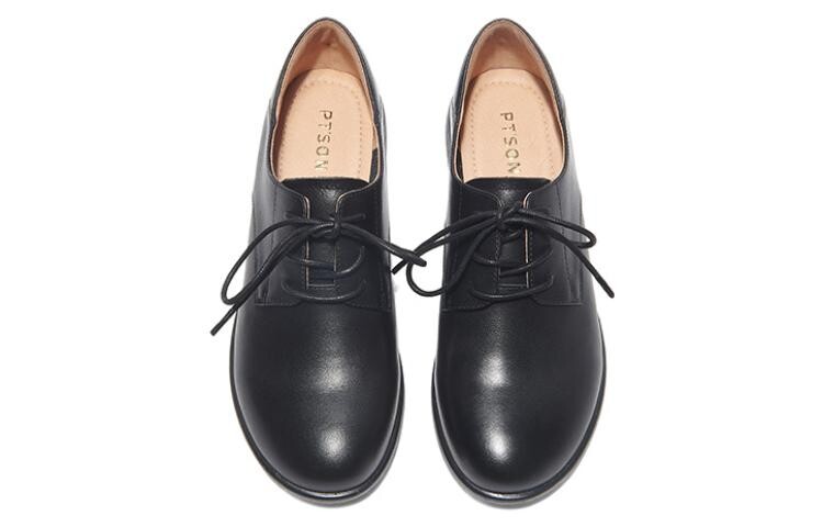 Туфли женские повседневные Women's Casual Shoes Women's Low-Top Black Pt'Son — фото 3