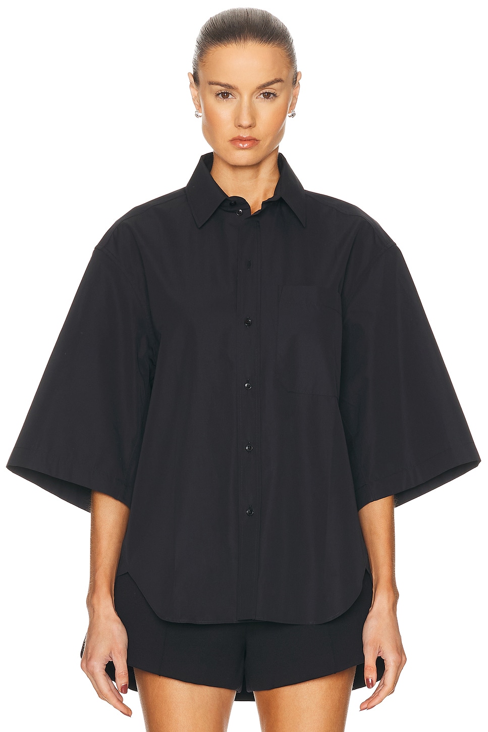 

Рубашка с коротким рукавом Wardrobe.Nyc, Black