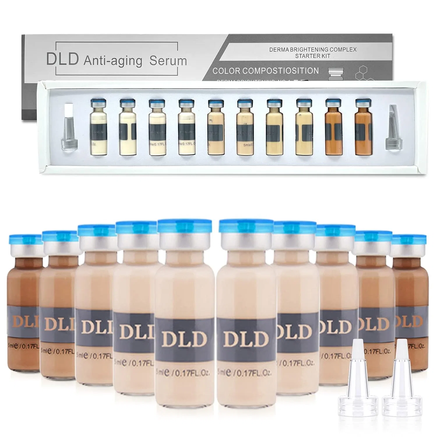 Набор сывороток DLD BB Facial Glow Starter Kit, 10 флаконов по 5 мл Tresson