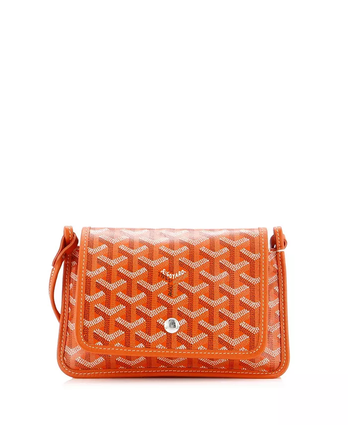 

Клатч-кошелек Plumet с принтом из лакированного полотна Pre-Owned Goyard, оранжевый