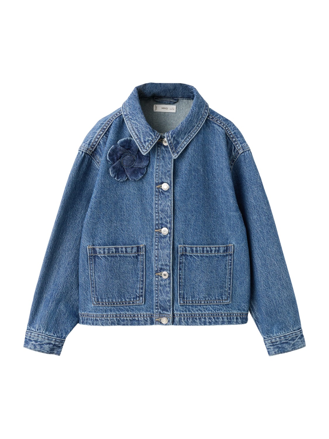 

MANGO KIDS Демисезонная куртка 'GEORGIA' в синем дениме