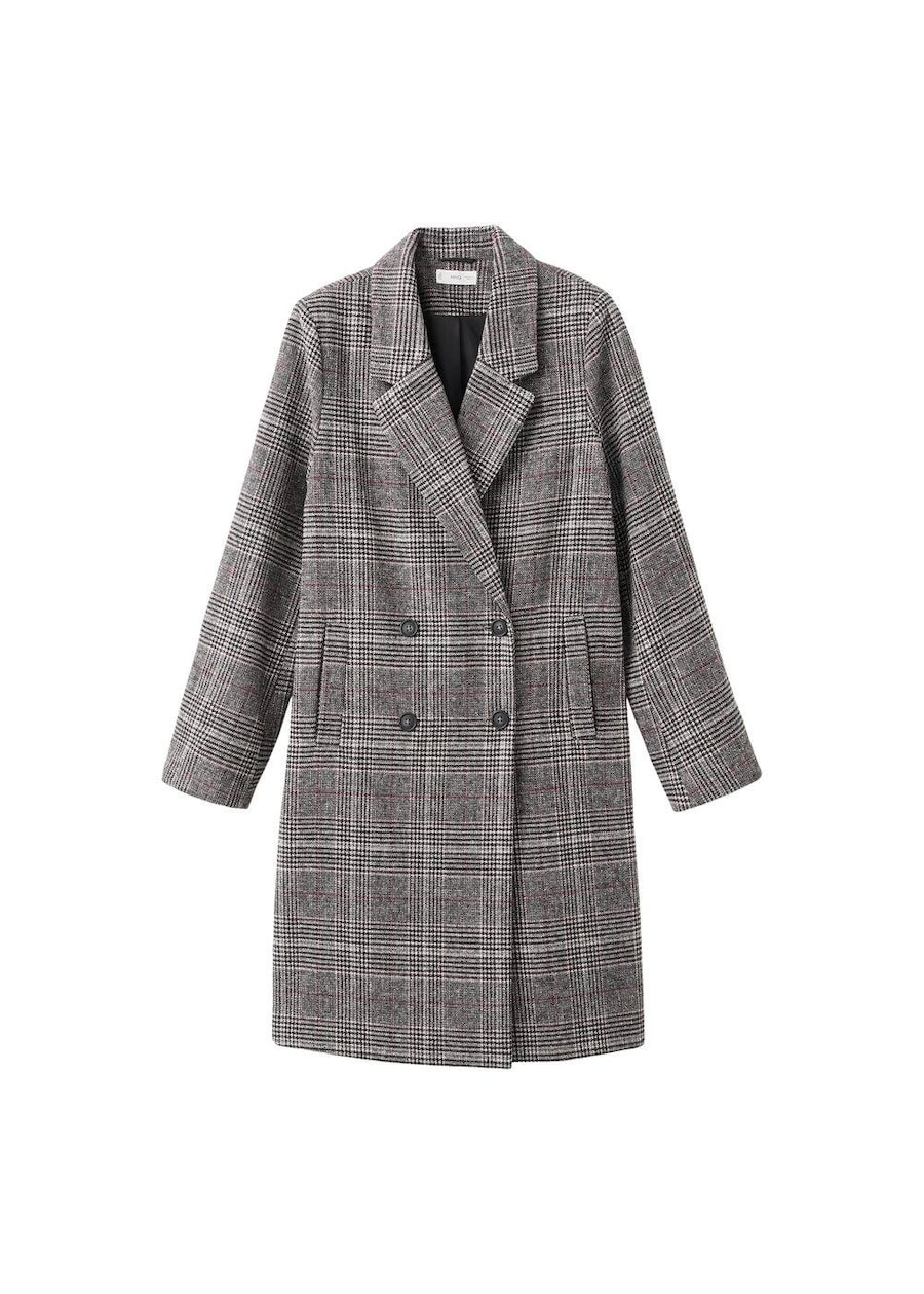 

Пальто межсезонное MANGO TEEN Rojo, серый