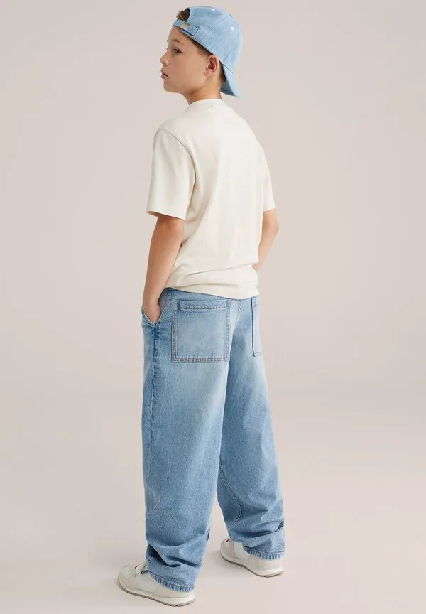 Джинсы свободного кроя ridge We Fashion, Blue — фото 3