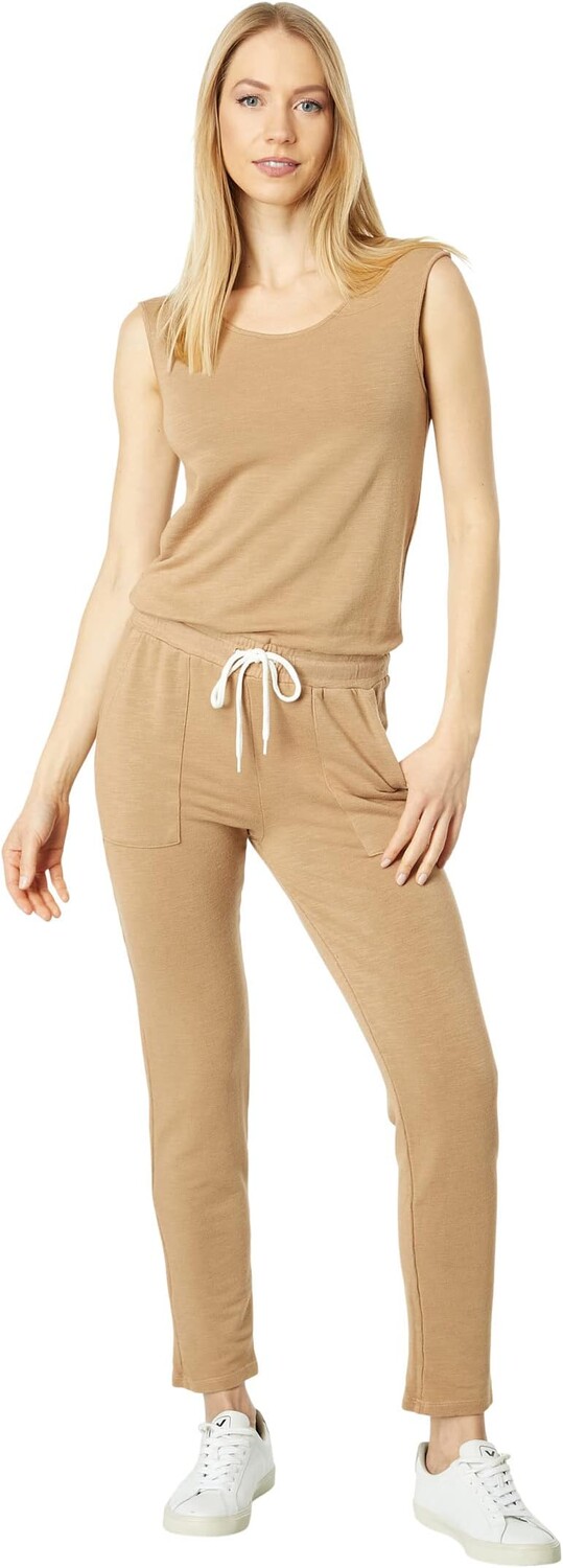 

Комбинезон MONROW Supersoft Jumpsuit with Patch Pockets, цвет Latte