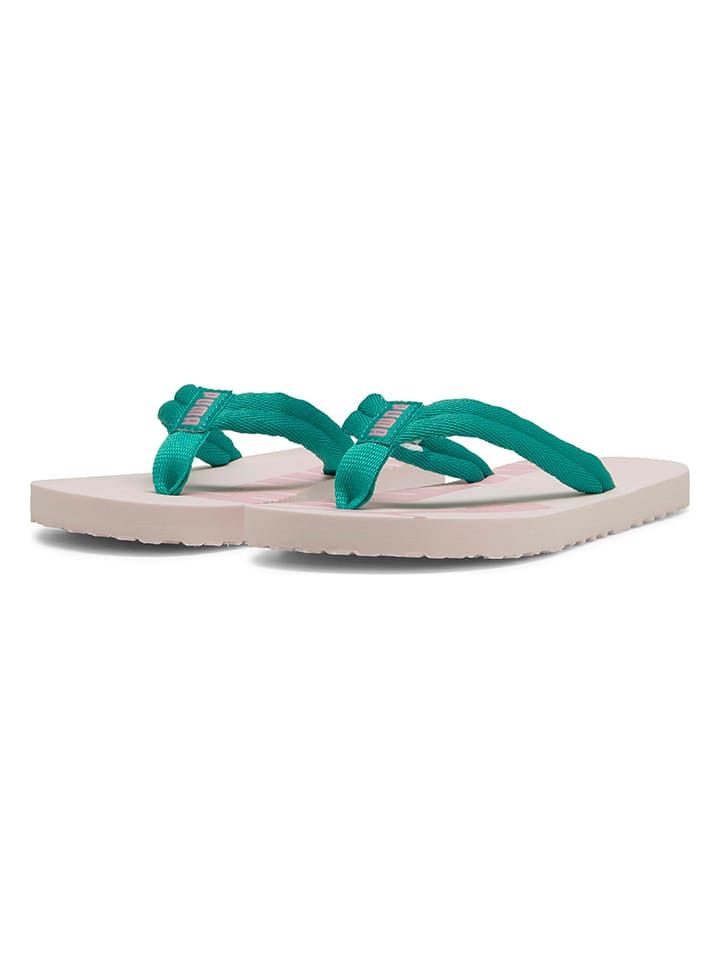 

Шлепки Puma, цвет rosa/grün