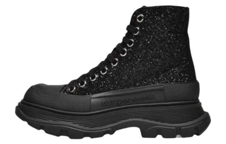 Женские ботинки Alexander McQueen Tread Slick, черный
