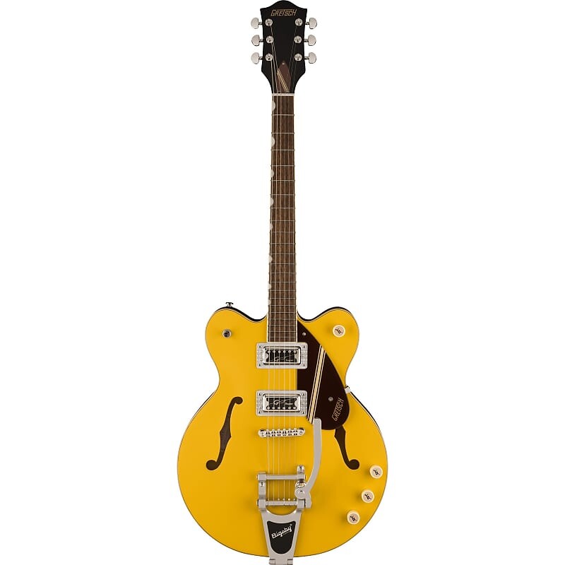 

Электрогитара Gretsch G2604T Streamliner Rally II Center Block Double Cut-Away With Bigsby - Two-Tone Bamboo Yellow/Copper Metallic