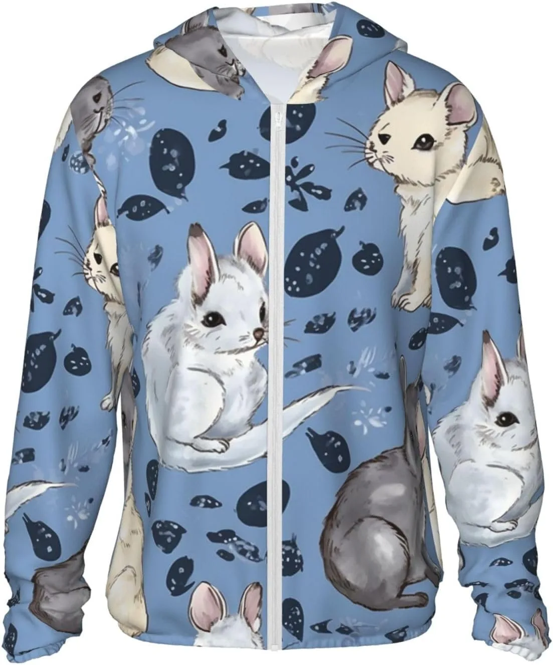

Мужская куртка UPF 50+ Full Zip Blue Chinchillas GTKSYNVE