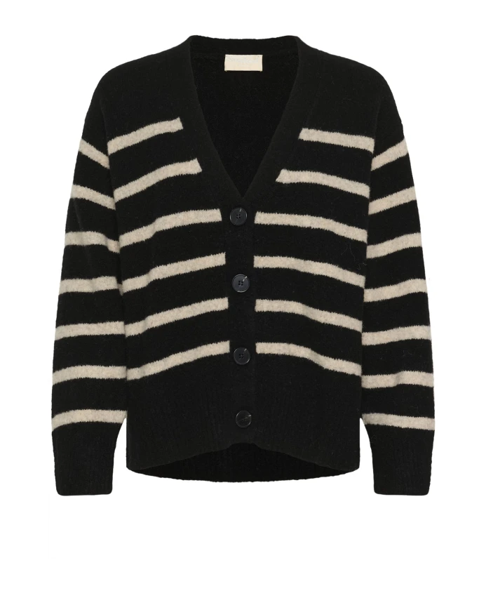 

Кардиган Sina с V-образным вырезом Soaked In Luxury, черный