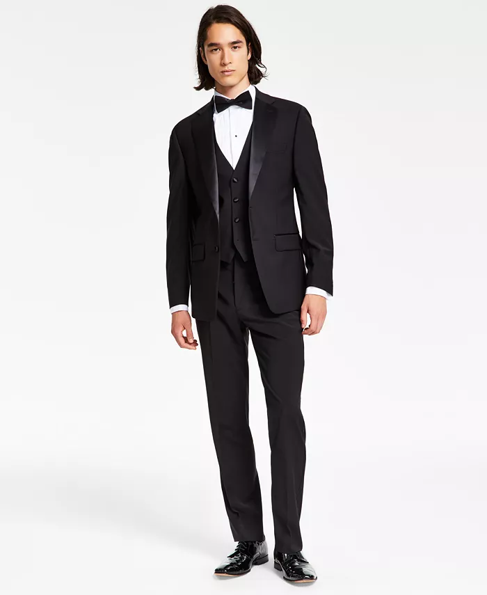 

Мужской черный смокинг Slim-Fit Infinite Stretch в раздельных комплектах - РАСПРОДАЖА! Calvin Klein