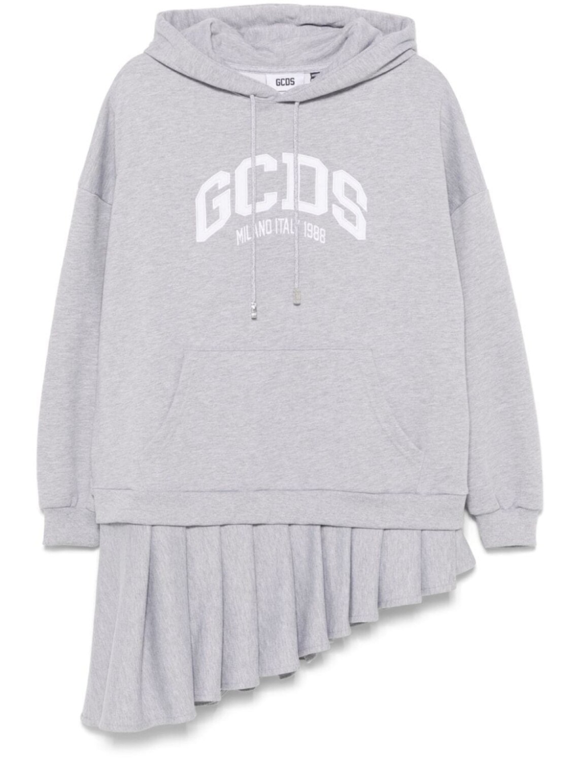 

GCDS платье с капюшоном, серый