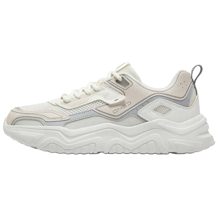 

361° Нескользящие легкие мужские кэжуал кеды низкие белые - Feather White/Lotus Seed White, цвет Feather White/Lotus Seed White