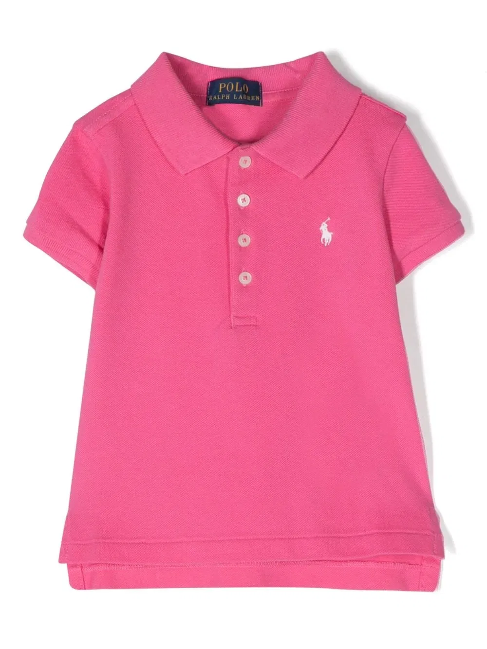 Рубашка-поло с коротким рукавом Polo Ralph Lauren Kids, розовый