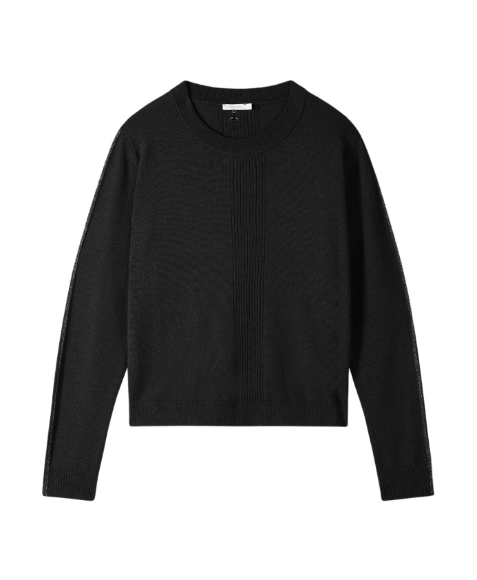 

Незаменимый свитер с круглым вырезом Patrizia Pepe, черный