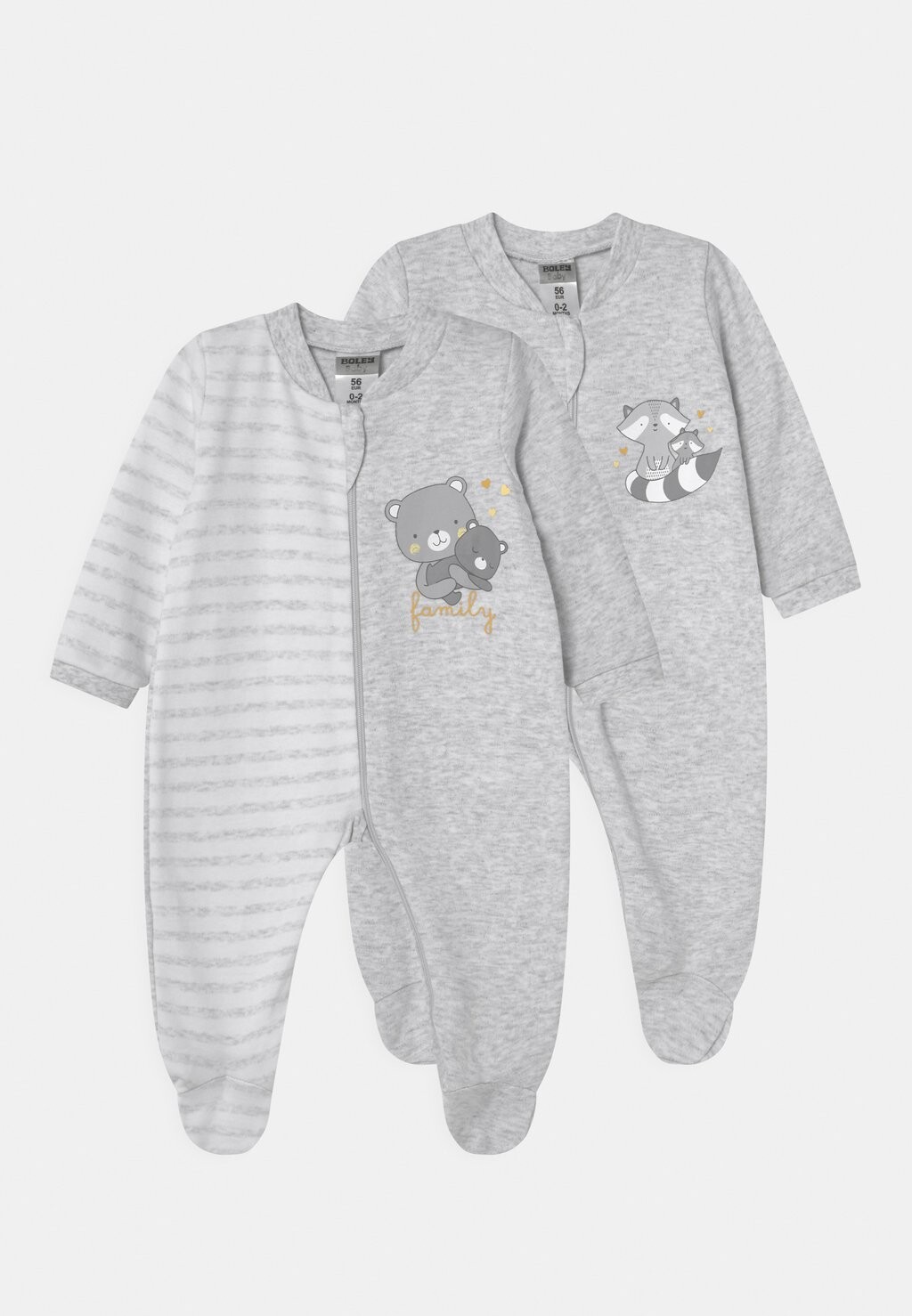 

Комбинезон UNISEX 2 PACK Jacky Baby, цвет grey