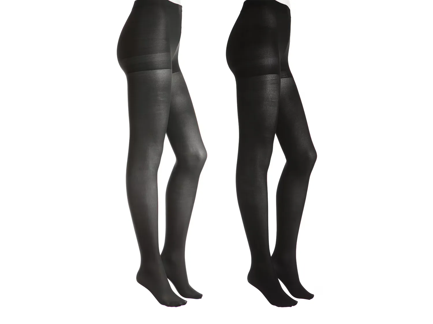 

Колготки Control Top Women's Tights - 2 Pack Hue Hosiery, серый/черный