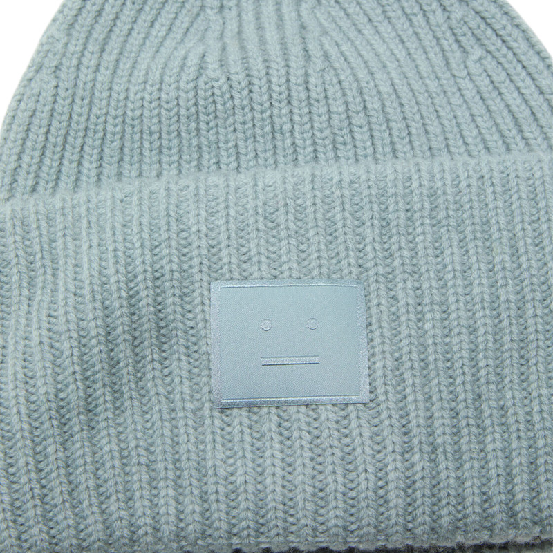 Acne Studios Шерстяная унисекс-бини светло-голубого цвета, Light Blue — фото 2