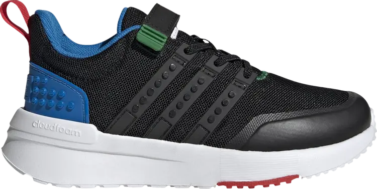 

Кроссовки Adidas LEGO x Racer TR21 J 'Black Shock Blue', черный