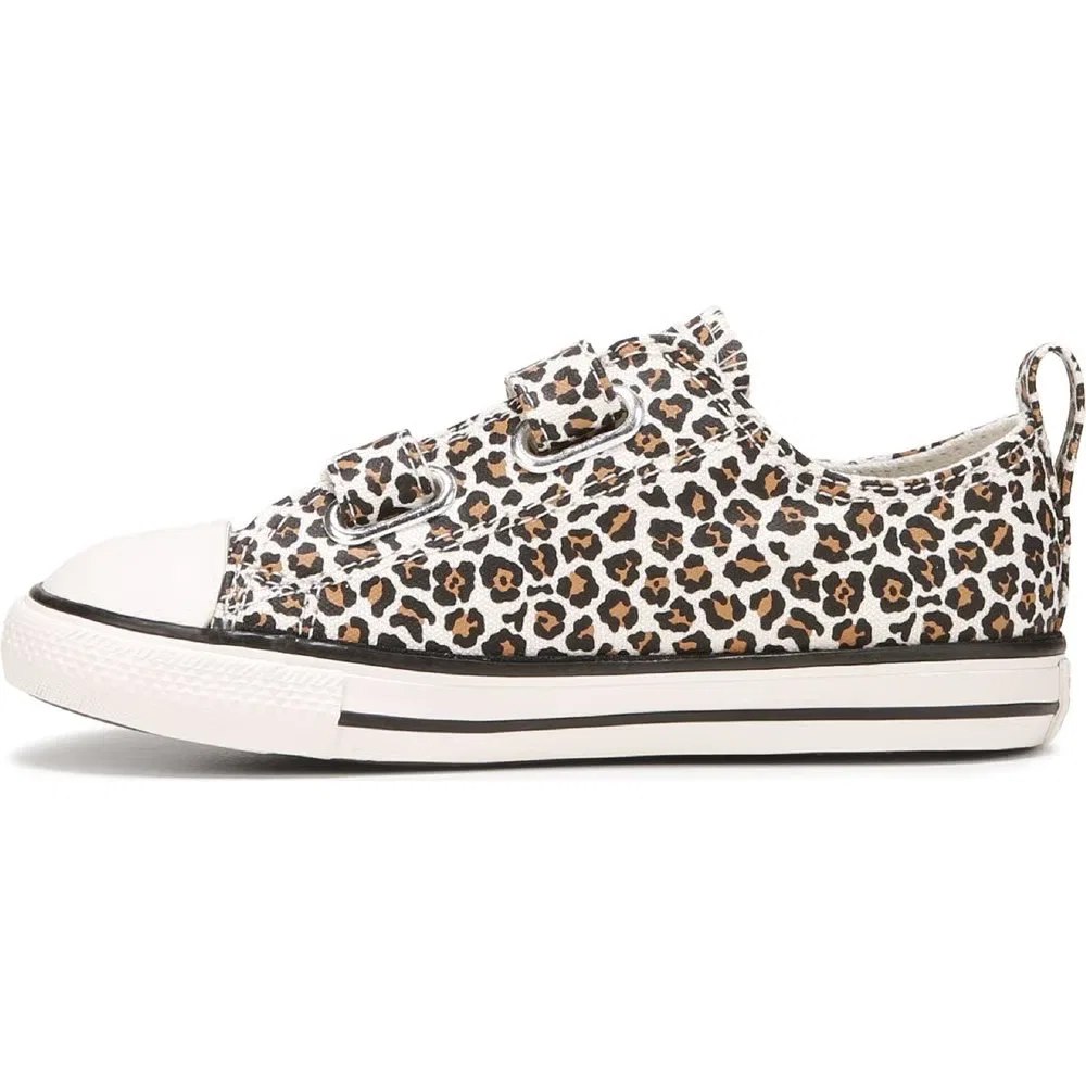 Детские низкие кроссовки Chuck Taylor All Star 2V для малышей Converse, Leopard Print — фото 3