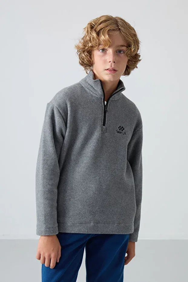 Детские свитшот для мальчиков с флисом 2-pack Tommy Life, Black-Gb Continues — фото 2