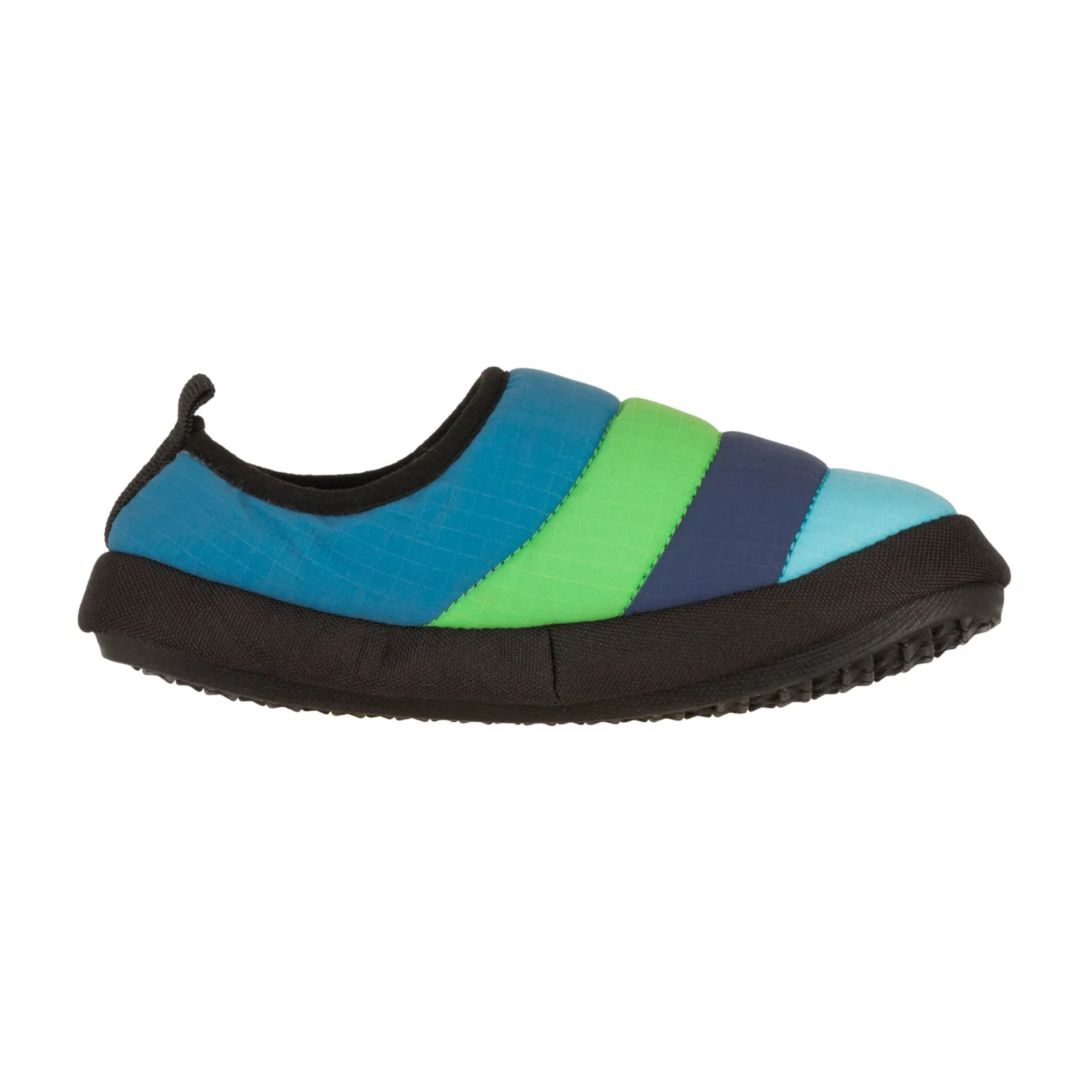 Детские домашние тапочки TROLLKIDS, Dark Marine/Fresh Green/Mystic Blue — фото 3