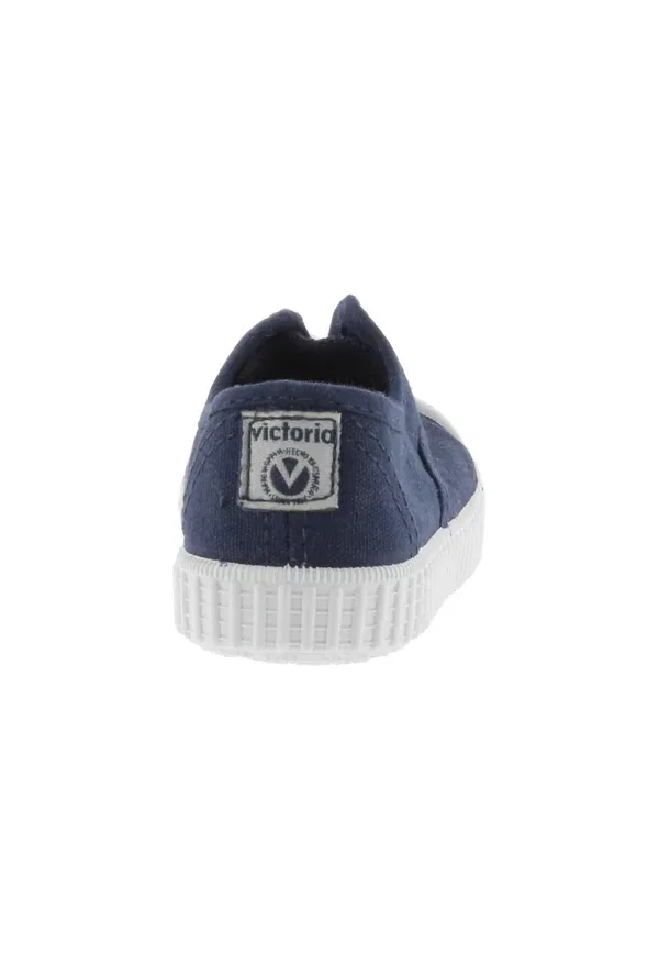 Кеды из текстиля Inglesa lona tintada - slip-ons Victoria Shoes, marino, морской — фото 4
