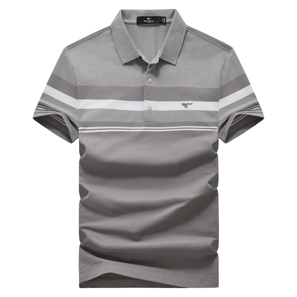 Детская футболка с коротким рукавом Light Gray SEPTWOLVES