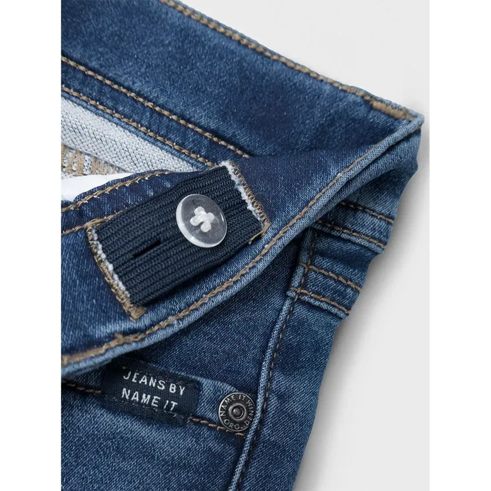 Джинсы Silas Slim Fit Name It, синий — фото 4