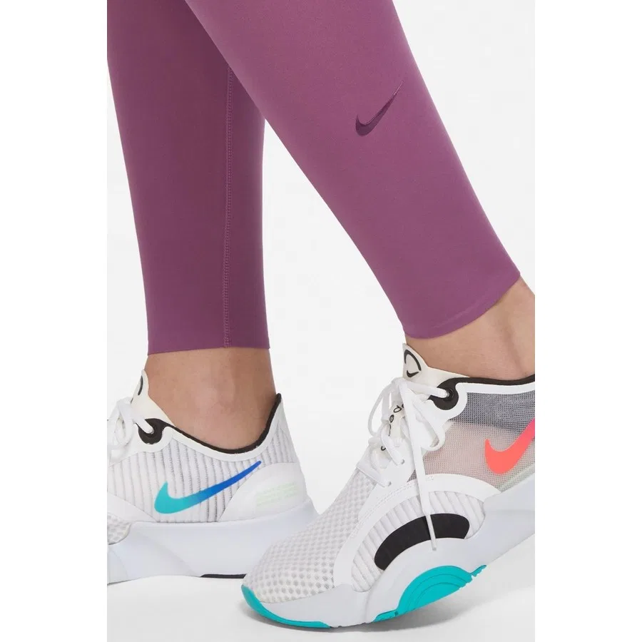 Женские леггинсы Nike One Luxe Mid-Rise, Сиреневый — фото 3