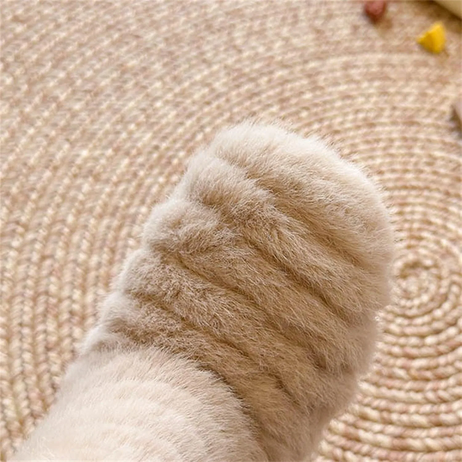 Детские зимние сапоги для девочек из искусственного меха Zzalalana, Beige — фото 4