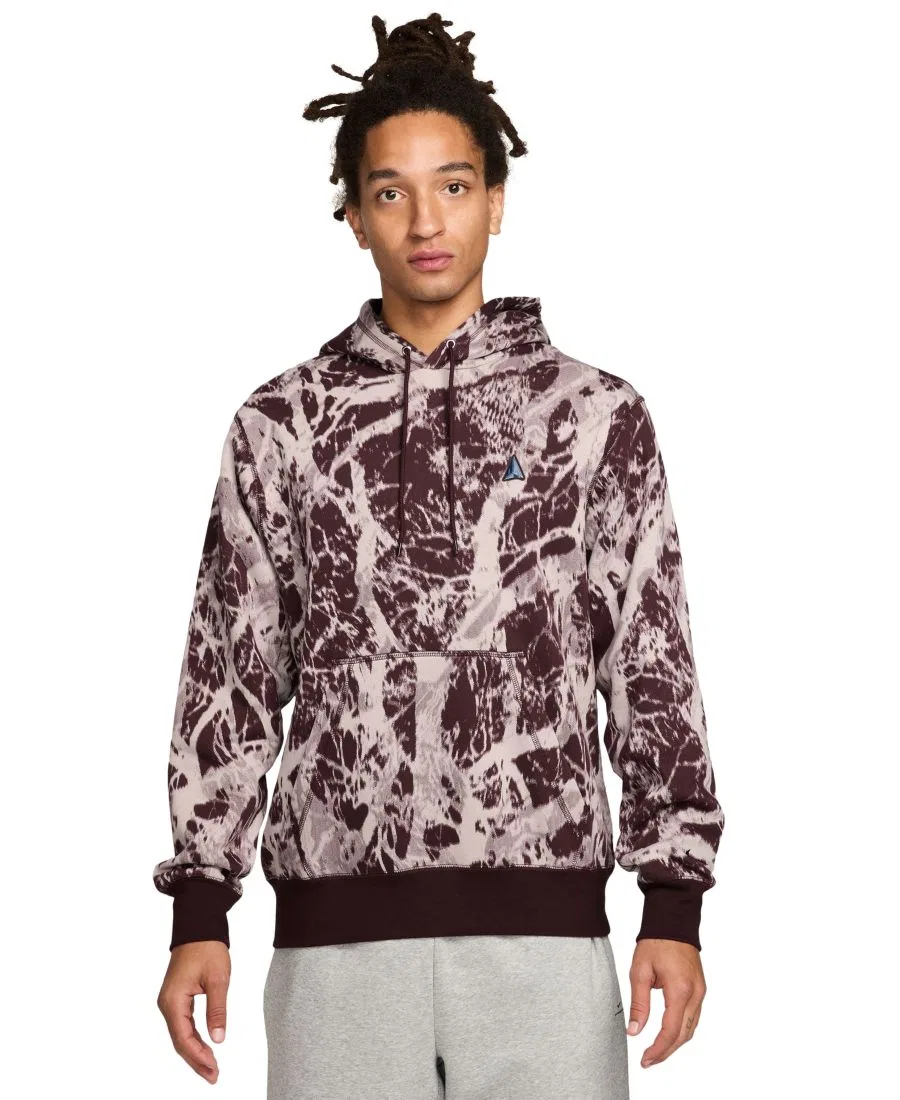 Мужская худи с капюшоном с принтом Ja Morant Club Nike, Burgundy Crush