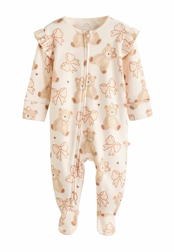 Комплект для сна из 3 предметов с животными Next neutral bear, нейтральный — фото 2