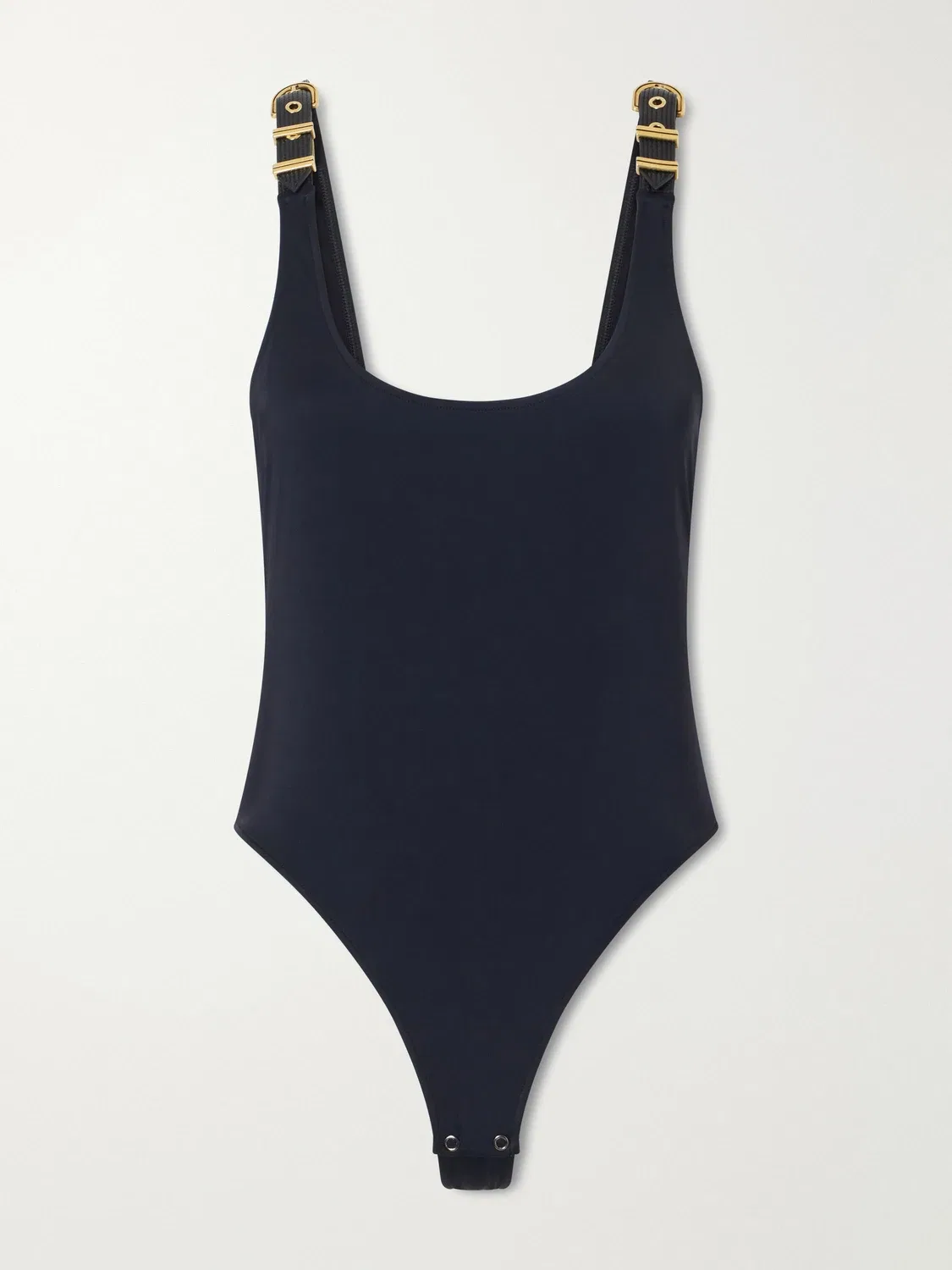 Украшенный купальник VERSACE, черный