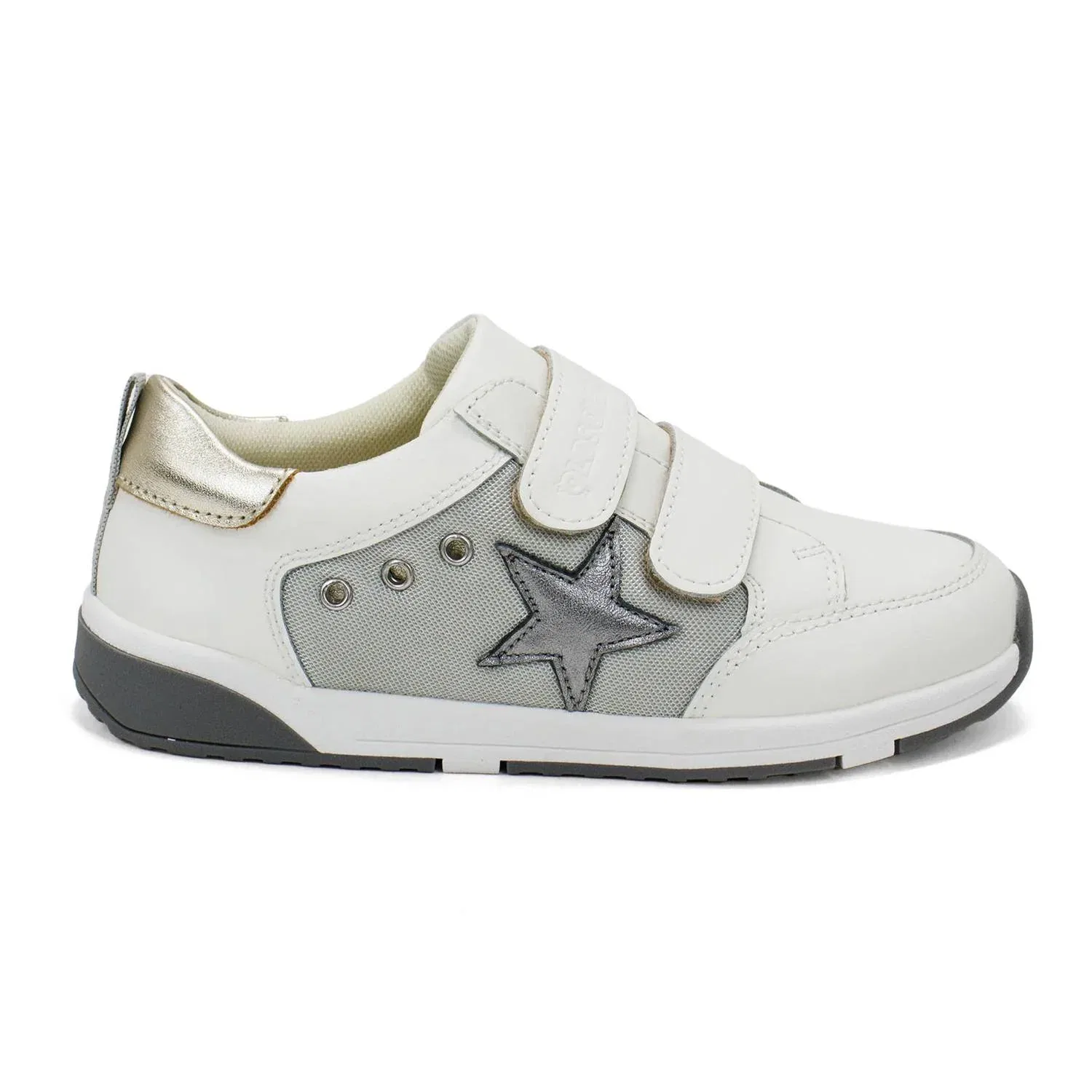 Детские кроссовки для девочек с застежкой-велкро Star Squad Old Soles, White