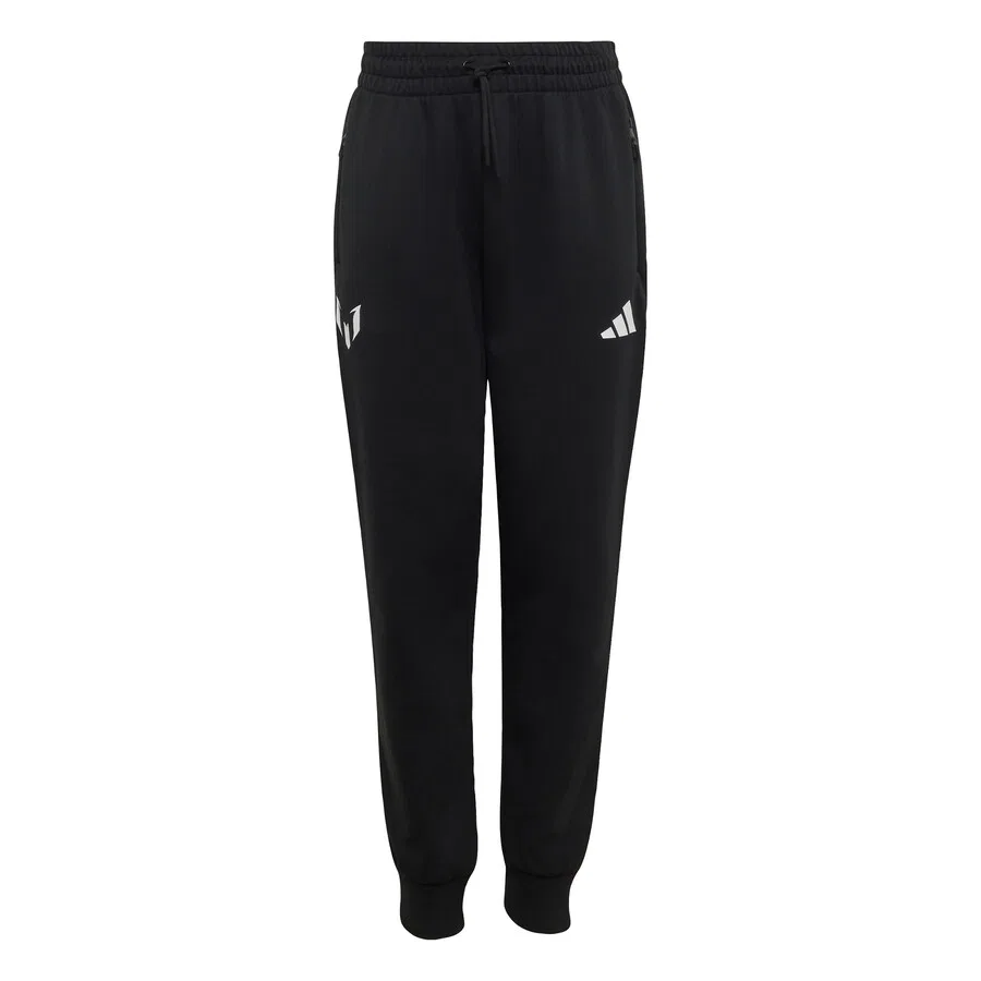 Спортивные брюки ADIDAS PERFORMANCE Tapered Workout Pants 'Messi' черного цвета