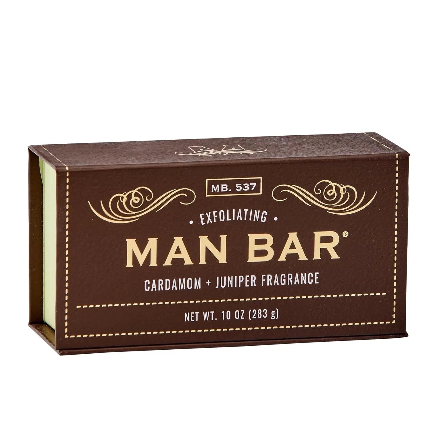 Эксфолиирующее мыло Cardamom & Juniper, San Francisco Soap Company, 10 oz (295.74 мл), Brown