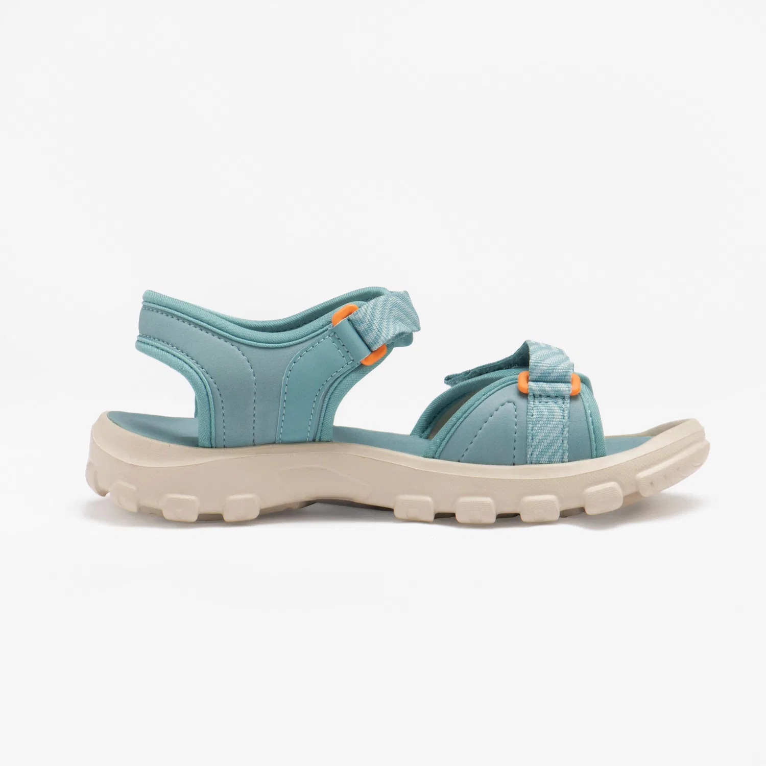 Детские сандалии для походов NH100 Quechua, Skandinavisches Blau Leinenbeige — фото 3