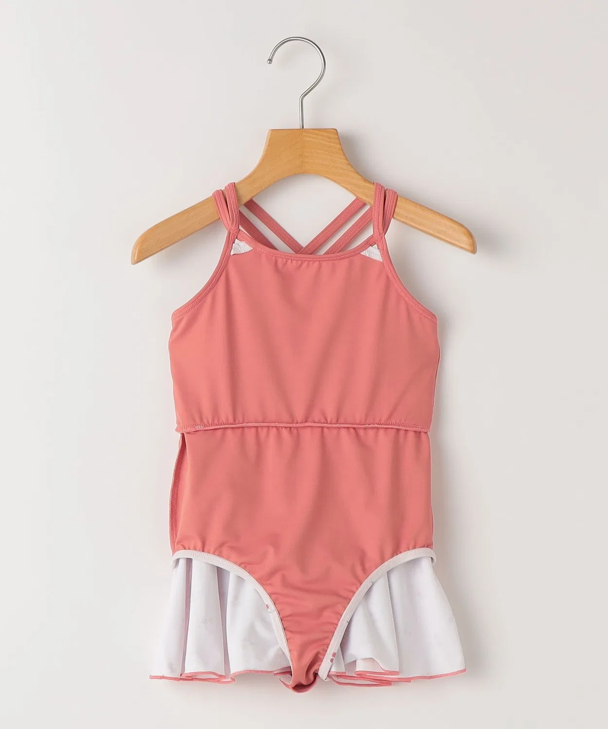 Детский купальник для девочек с цветочно-вишневым принтом, модель Print Swimsuit SHIPS, Pink — фото 3