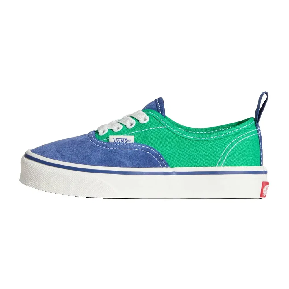 Кроссовки Vans Authentic Elastic Lace Youth, зеленый — фото 2