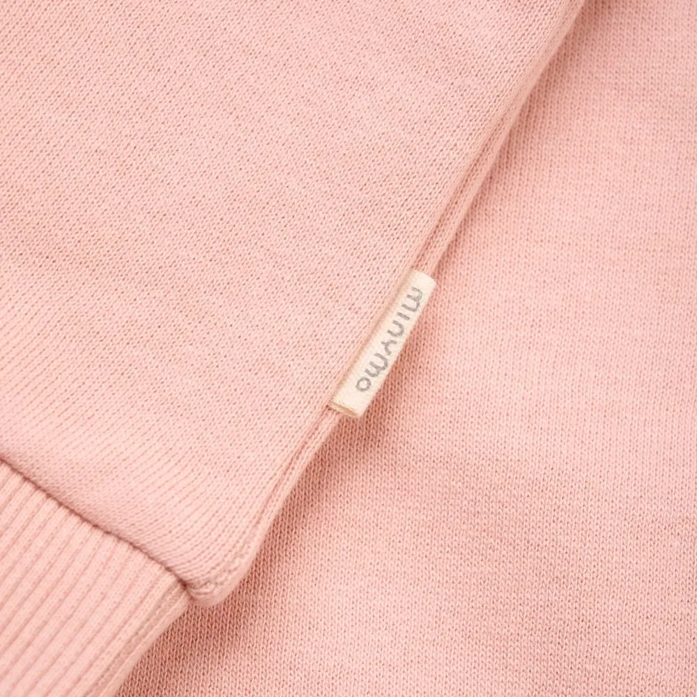 Комплект спортивный детский с принтом Sweat Set Minymo, розовый — фото 3