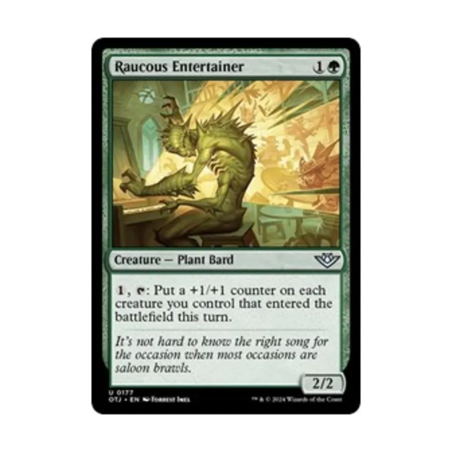 

CCG Хриплый артист (U), MTG - Outlaws of Thunder Junction