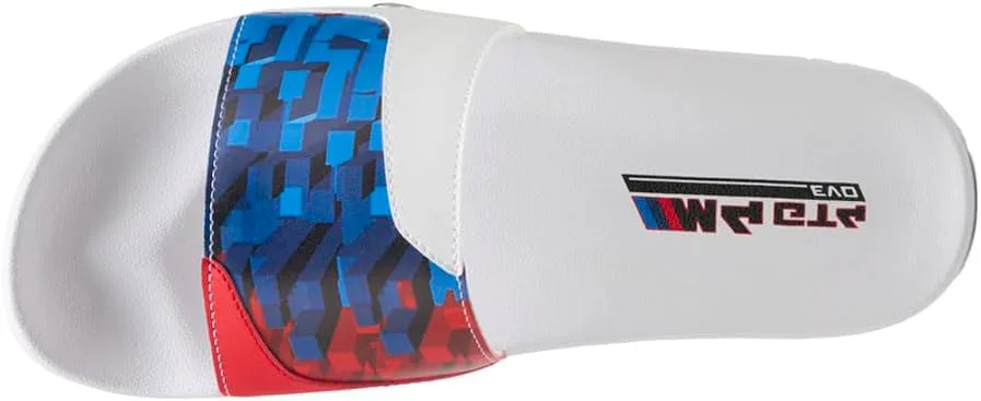 Мужские сандалии PUMA BMW M Motorsport Logo Leadcat 2.0 Slide Casual - белые, белый — фото 4