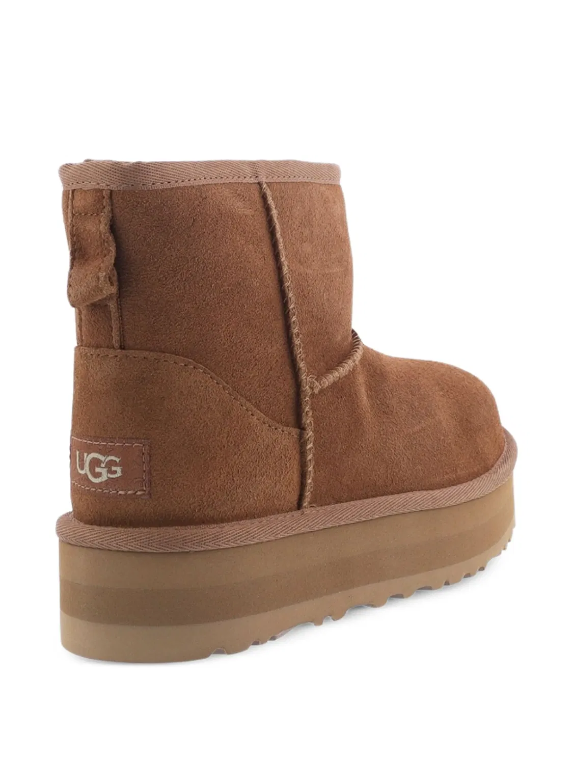 Ботинки Classic Mini коричневые UGG, коричневый — фото 2
