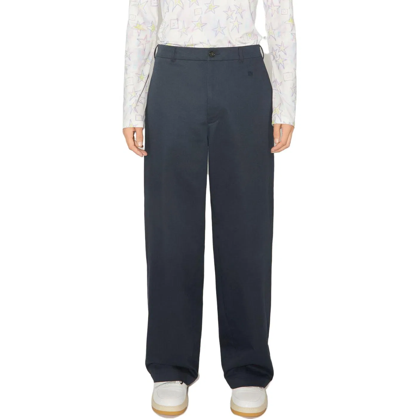 Универсальные брюки свободного кроя с широкими штанинами Expression Collection Acne Studios, Midnight Blue — фото 3