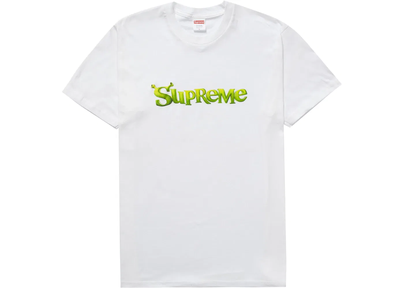 Мужская футболка с принтом Supreme Shrek Tee, White