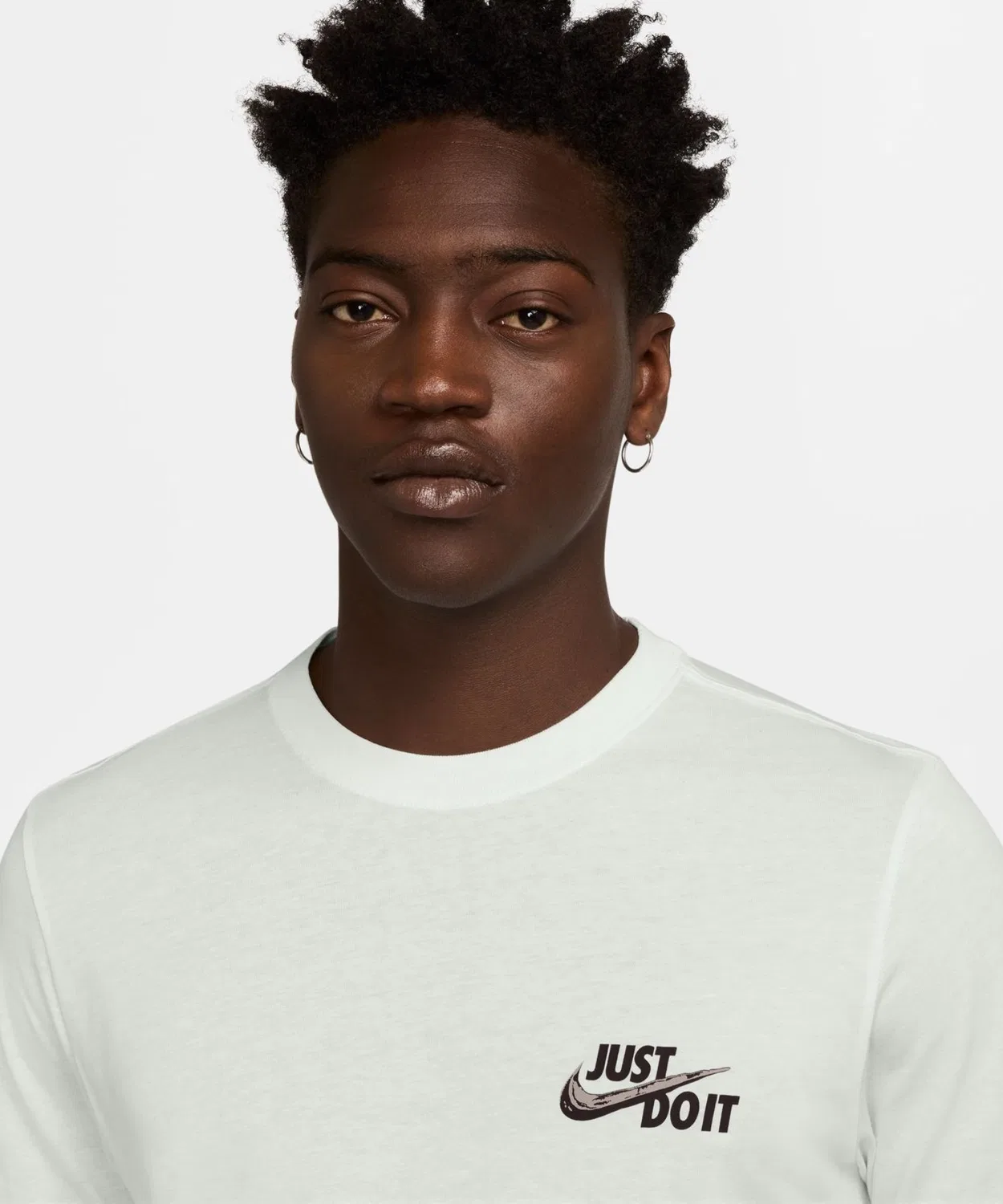 Мужская футболка с коротким рукавом NIKE JDI S/S, White — фото 4