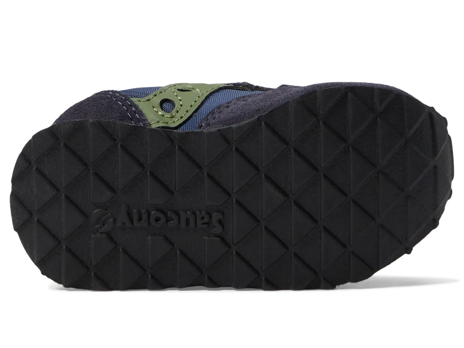 Детские кроссовки с липучкой Jazz Hook & Loop Sneaker Saucony, Navy Blue Olive — фото 3