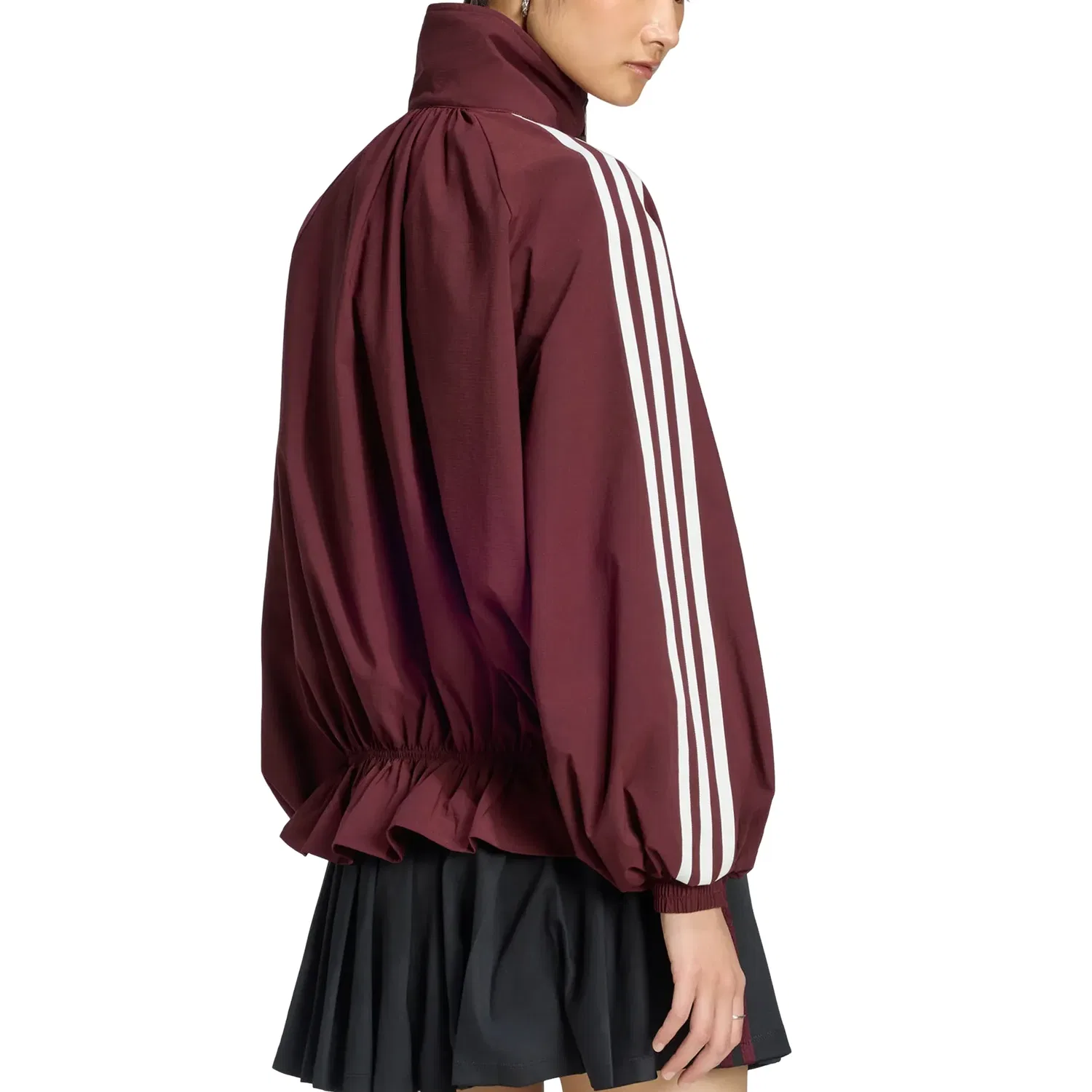 Женская куртка Blousy Oversized Track Top Asia Sizing 'Shadow Red' adidas, Shadow Red — фото 2